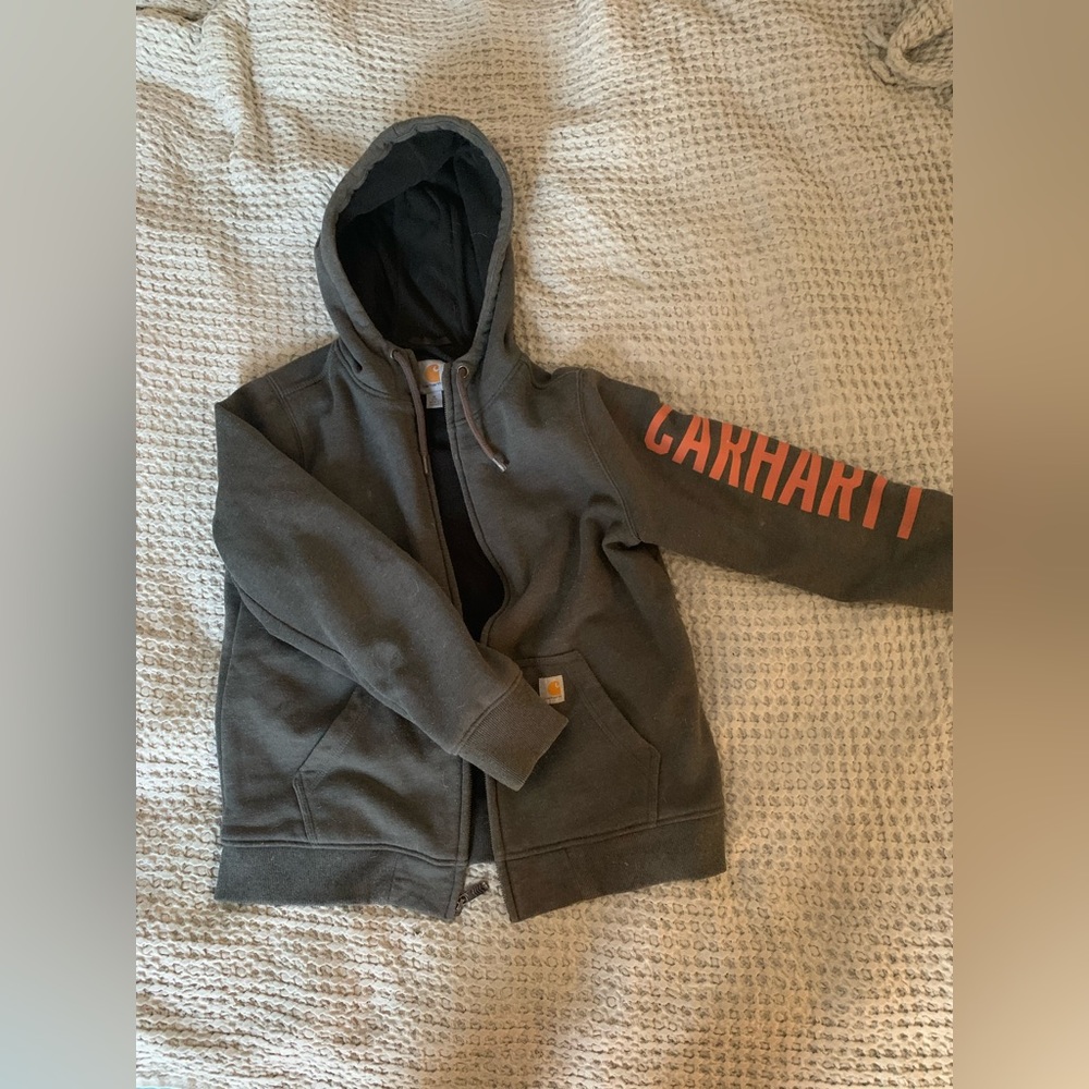 Carhartt  Zip - Up Hooded Sweatshirt